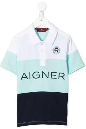 Aigner Polo à logo imprimé