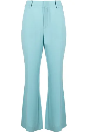 Diane von Furstenberg Pantalon évasé à ourlet fendu
