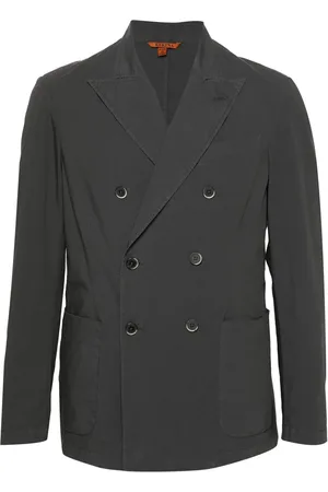 BARENA Veste en popeline à boutonnière croisée