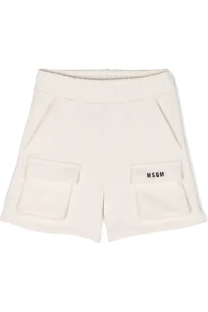 Msgm Short à logo brodé