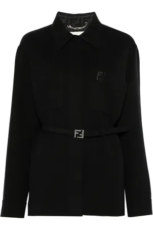 Fendi Veste à taille ceinturée