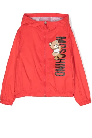 Moschino Imperméable court Teddy Bear à capuche