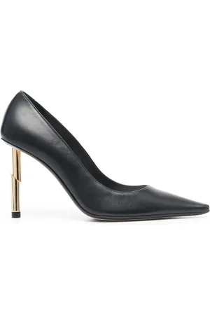 Lanvin Escarpins pointus à talon métallisé