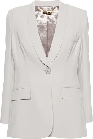Elisabetta Franchi Blazer en crêpe à col châle