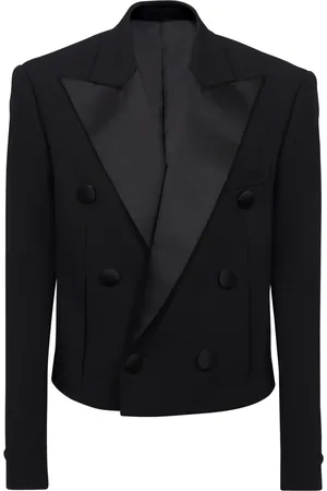 Balmain Blazer à revers satinés