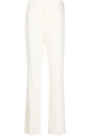 Ralph Lauren Pantalon de tailleur en laine à pinces