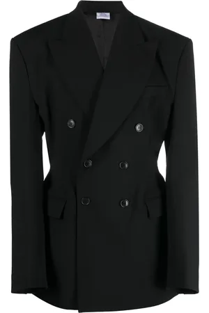 Vetements Blazer croisé à revers crantés
