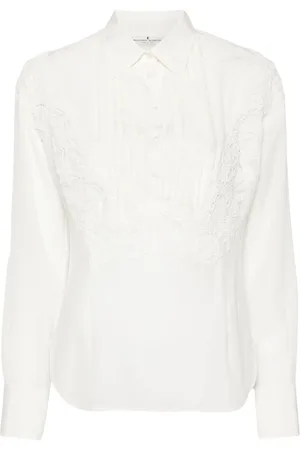 ERMANNO SCERVINO Chemise à dentelle fleurie appliquée