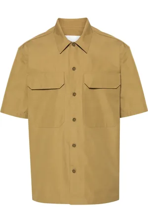 Jil Sander Chemise en coton à manches courtes