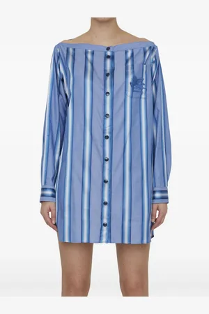 Etro Robe-chemise à rayures