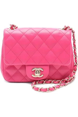 CHANEL Mini sac porté épaule à matelassage chevrons (2015-2016)