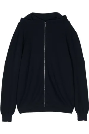 Cruciani Hoodie nervuré en laine