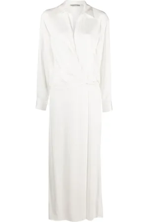 CHRISTOPHER ESBER Robe-chemise longue à design drapé