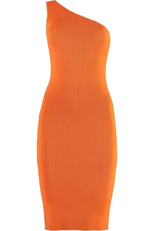 YVES SALOMON Robe mi-longue à une épaule