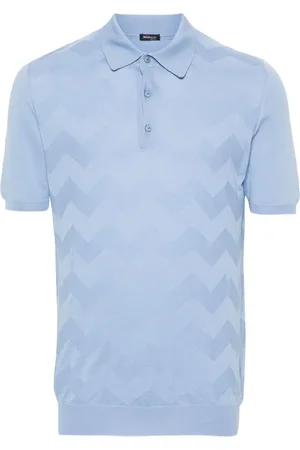 Kiton Polo nervuré à chevrons