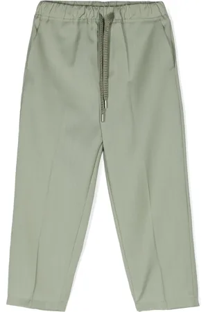 COSTUMEIN Pantalon en laine vierge à lien de resserrage