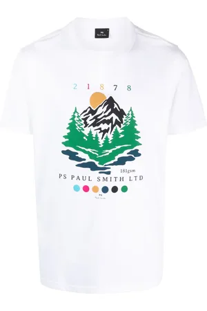 Paul Smith T-shirt en coton à imprimé graphique