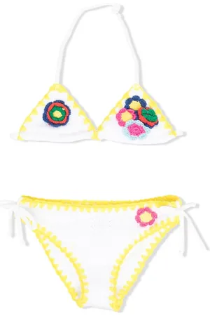 MC2 SAINT BARTH Bikini Holly à fleurs en crochet