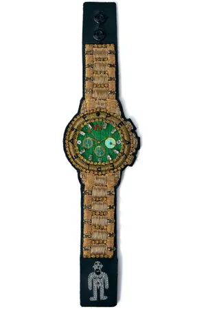 WALTER VAN BEIRENDONCK Bracelet serti de cristaux