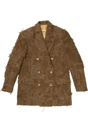 UMA WANG Blazer à effet usé