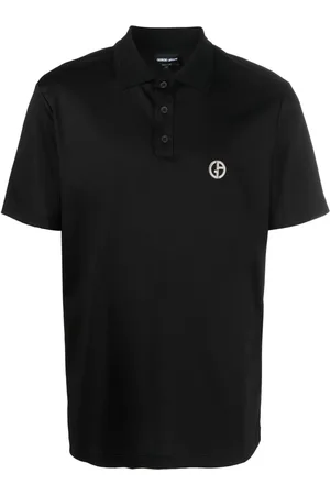 Giorgio Armani Polo en coton à logo brodé