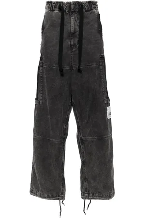 Maison Mihara Yasuhiro Pantalon en coton à poches cargo