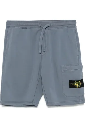 Stone Island Short de sport à patch Compass