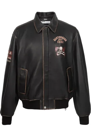 MASTERMIND JAPAN Veste bomber en cuir