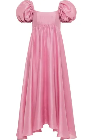 Azeeza Robe Rory mi-longue en soie
