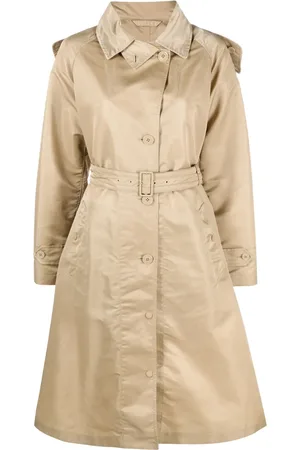 Moncler Trench ceinturé à capuche