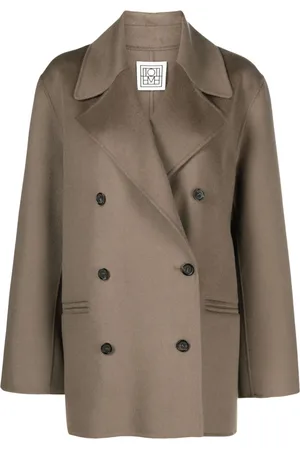 Totême Manteau en laine à boutonnière croisée