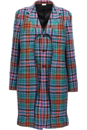 Comme des Garçons Manteau à carreaux