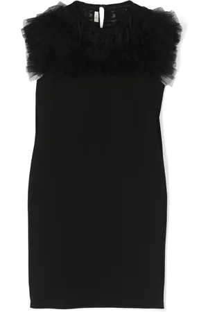 Fendi Robe volantée à motif monogrammé