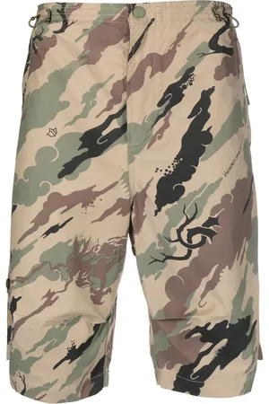 Maharishi Short ample à imprimé camouflage