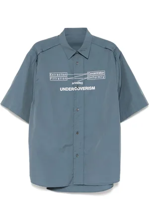 UNDERCOVER Chemise à imprimé graphique