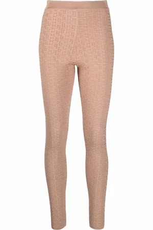 Balmain Legging à motif monogrammé en relief