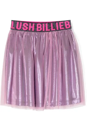 Billieblush Jupe à effet métallisé