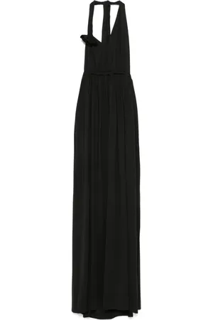 FISICO Robe longue en jersey stretch