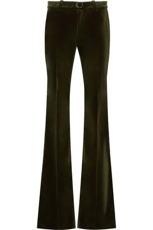 Proenza Schouler Pantalon en velours à coupe évasée
