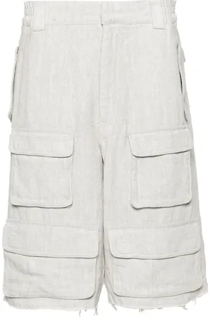 MISBHV Short en lin à poches cargo