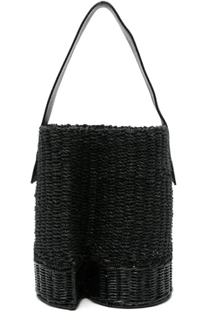 SACAI Petit sac seau Straw Basket