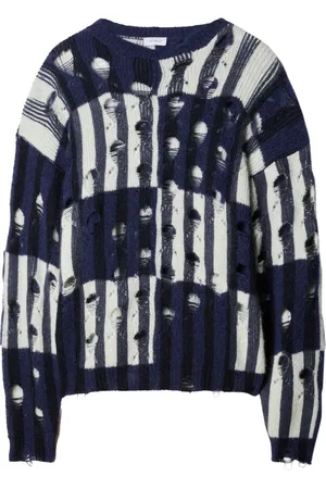 OFF-WHITE Pull Shibori à effet usé