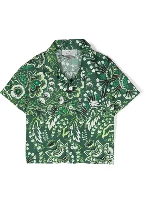 Etro Chemise en coton à fleurs