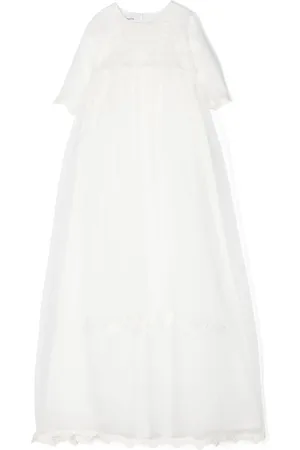 JESURUM BABY Robe longue à détails en macramé