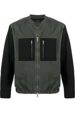 Neil Barrett Veste bomber à empiècements contrastants