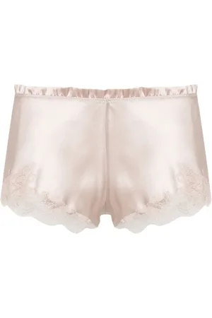 CARINE GILSON Short en dentelle Calais-Caudry à volants