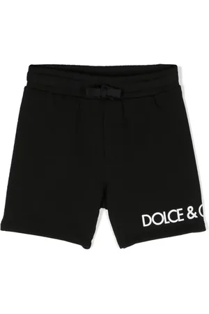 Dolce & Gabbana Short de sport en coton à logo imprimé