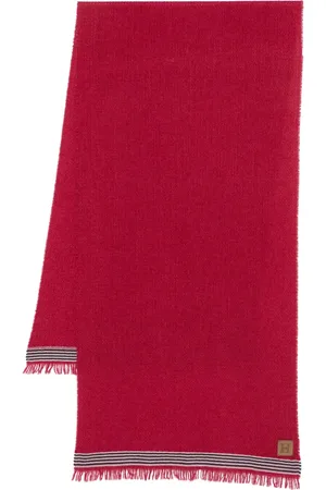 Hackett écharpe à détails rayés