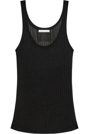 Helmut Lang Débardeur en maille à design nervurée