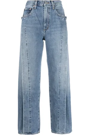 AGOLDE Jean ample Fold Jean à taille haute